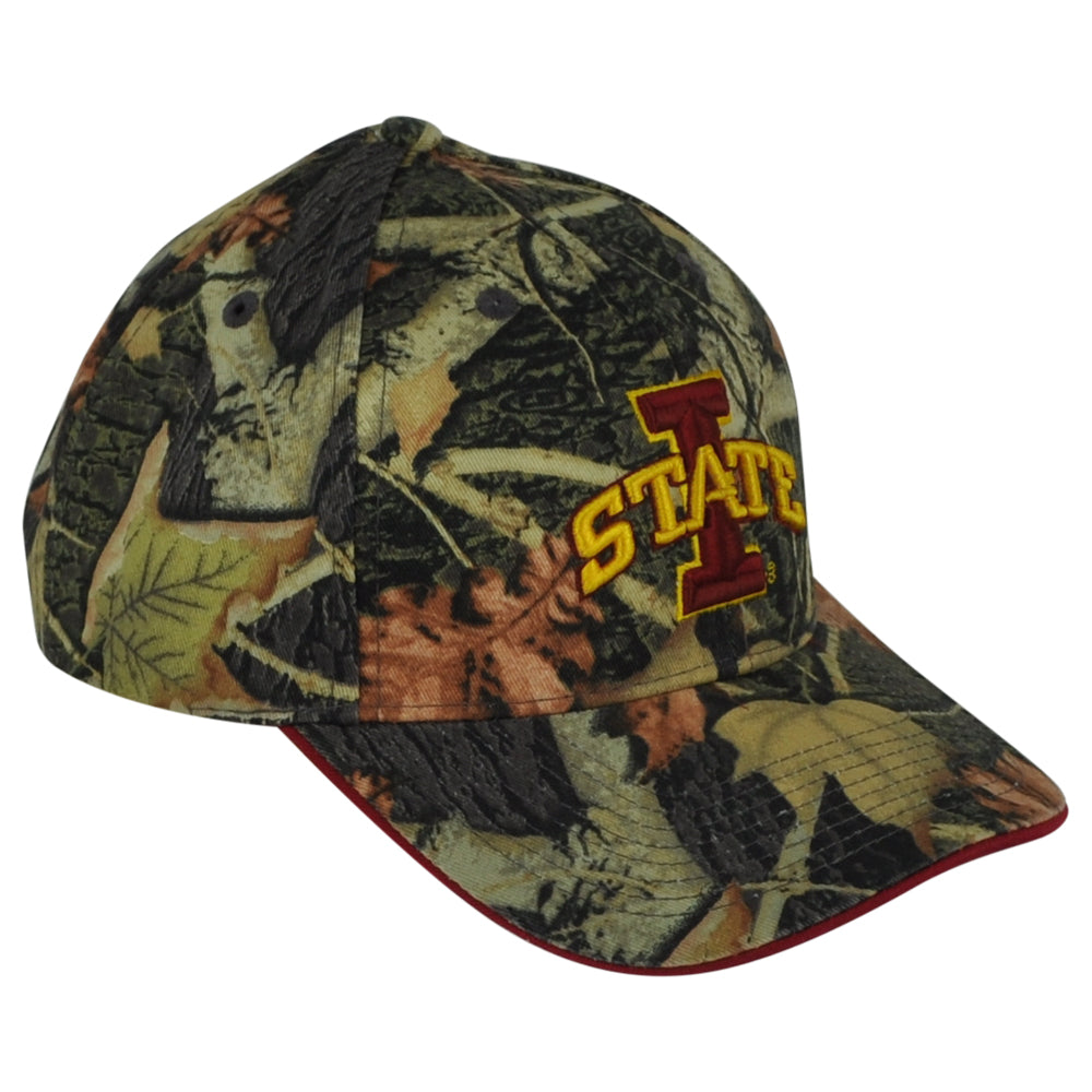 NCAA Iowa State Cyclones Camouflage Camo Curved Bill Mens Adjustable Hat Cap