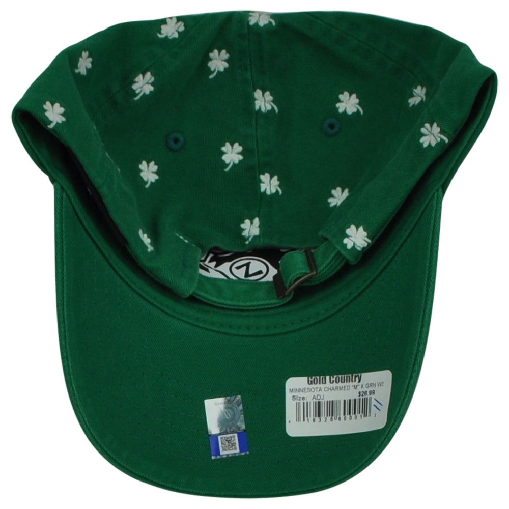 NCAA Zephyr Minnesota Golden Golphers Charmed Clover Womens Adjustable Hat Cap