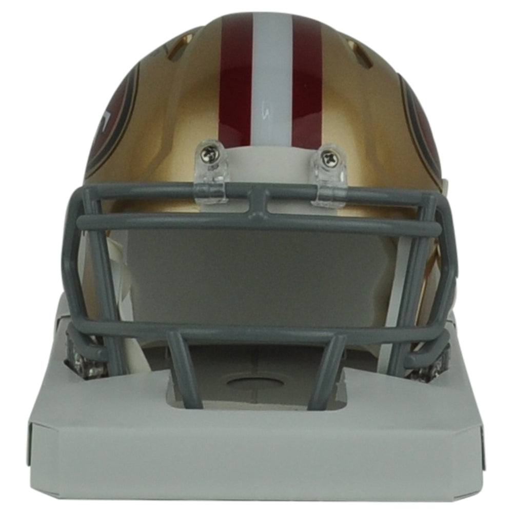 NFL San Francisco 49ers Frank Gore Signed Autograph Riddell Mini Helmet Speed