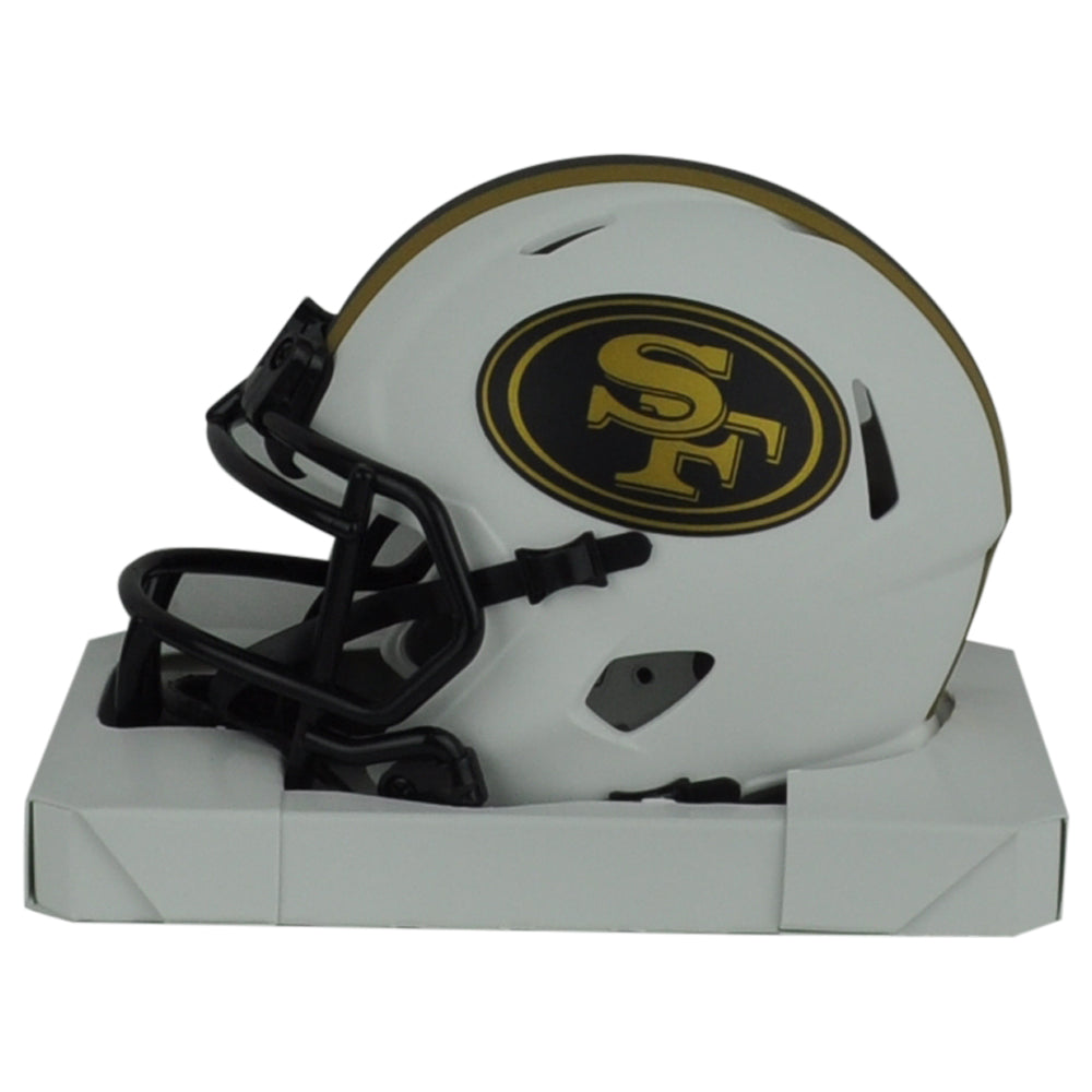 NFL San Francisco 49ers Frank Gore Signed Riddell Mini Helmet Speed Lunar Eclips