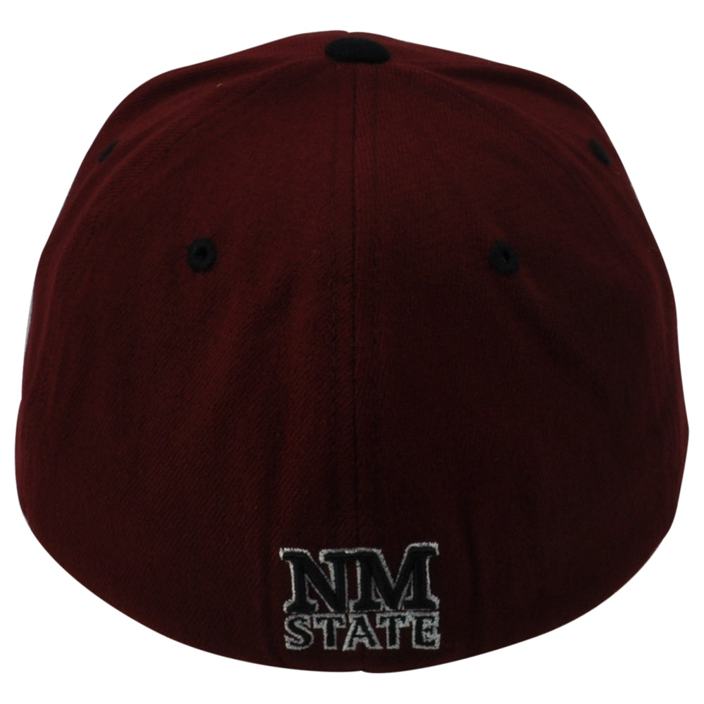 NCAA Zephyr New Mexico State Aggies Maroon Flex Fit Stretch Hat Cap Sports