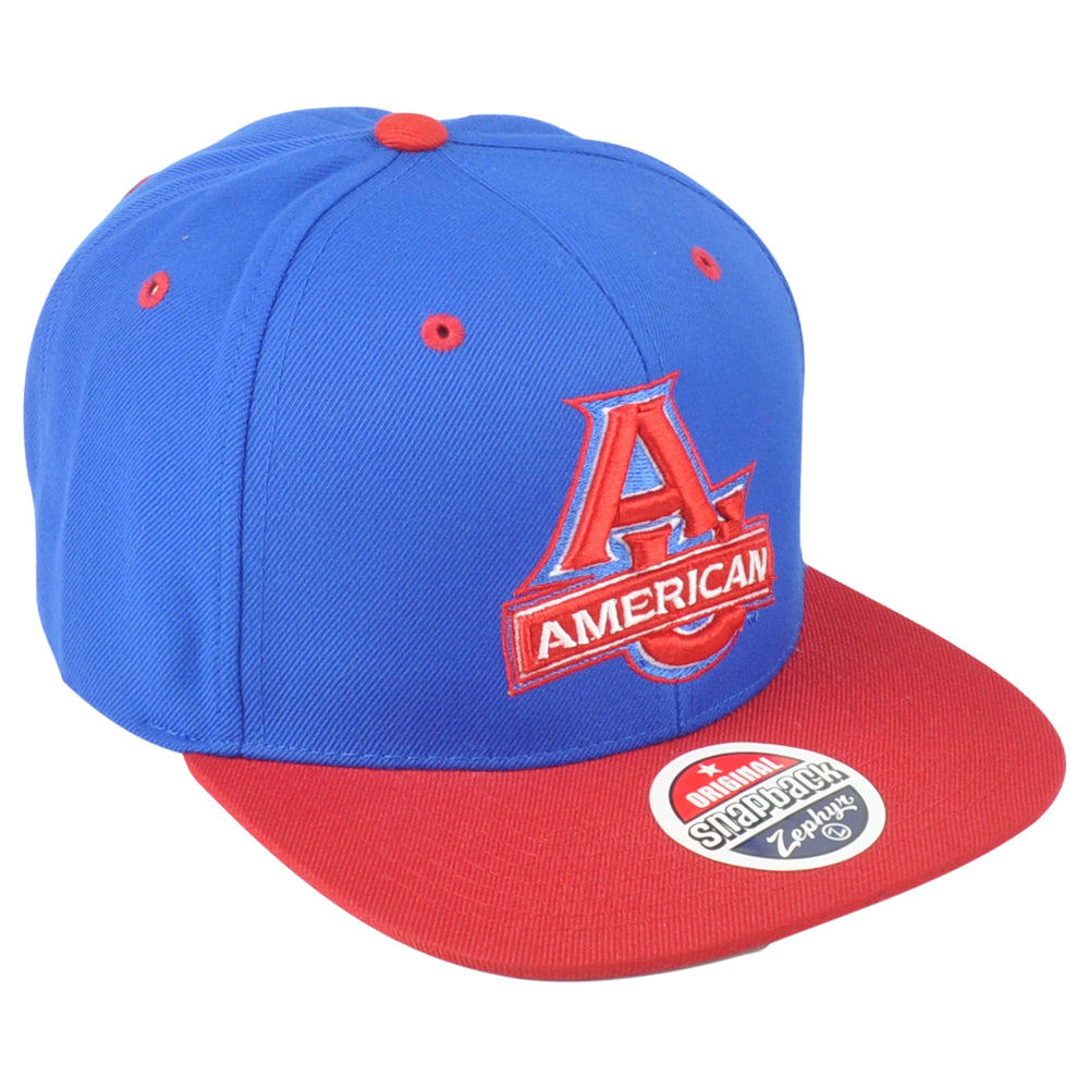 NCAA Zephyr American Eagles Adults Sports Men Flat Bill Adjustable Hat Cap