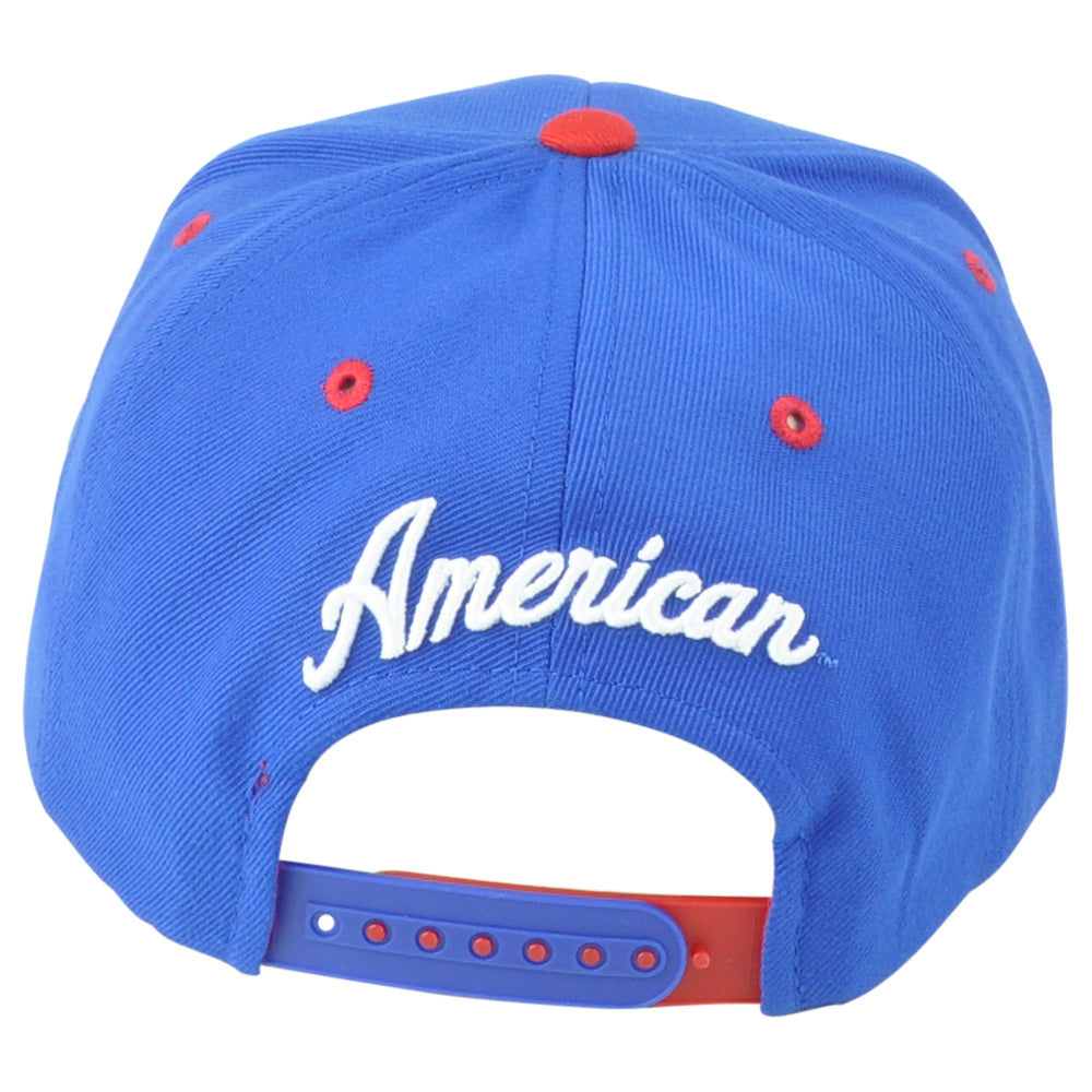 NCAA Zephyr American Eagles Adults Sports Men Flat Bill Adjustable Hat Cap