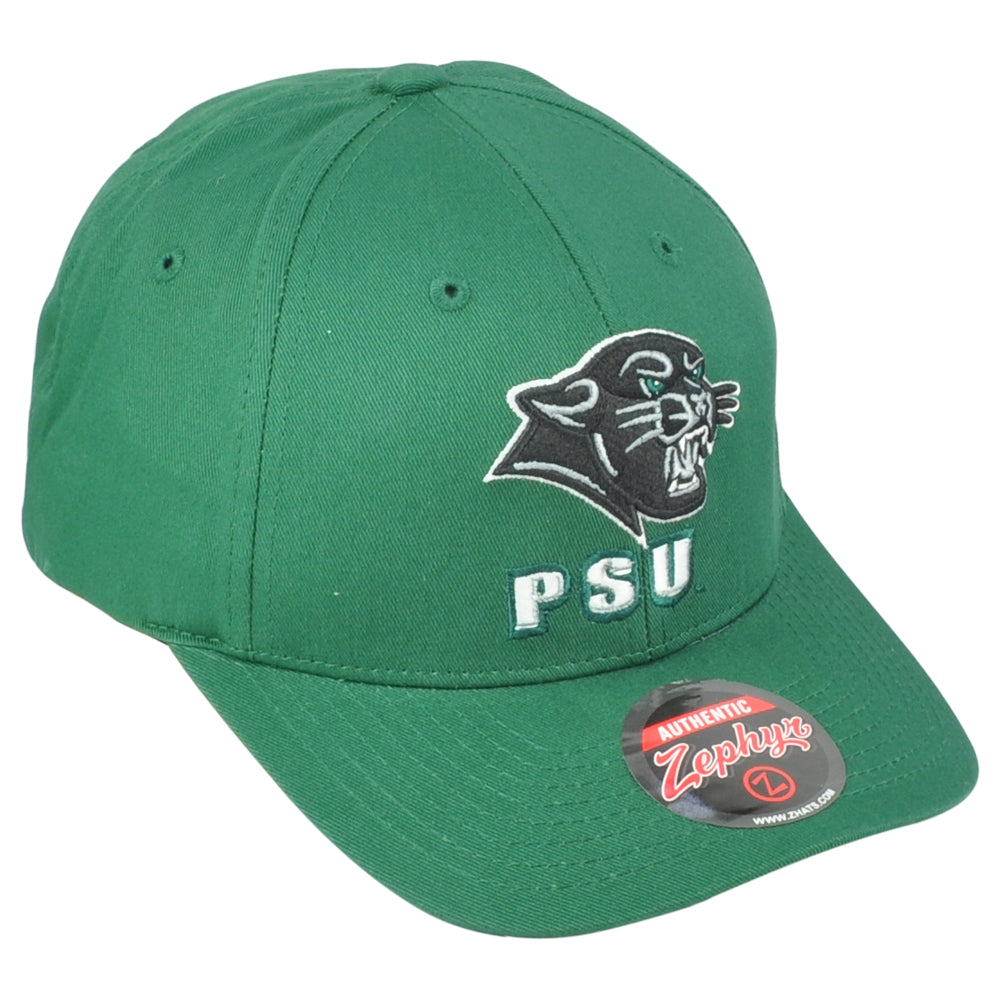 NCAA Zephyr Plymouth State Panthers PSU Green Curved Bill Adjustable Hat Cap