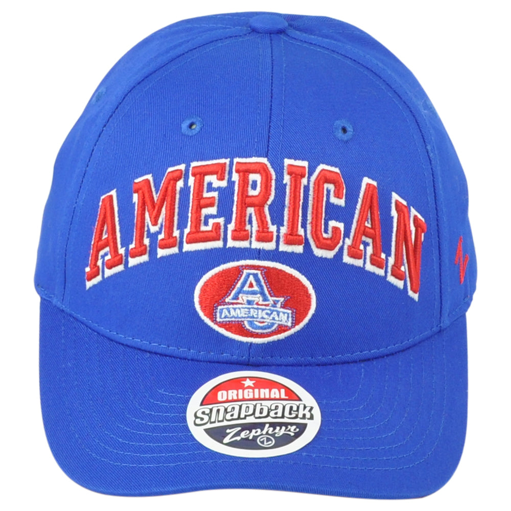 NCAA Zephyr American Eagles Adults Sports Men Curved Bill Adjustable Hat Cap