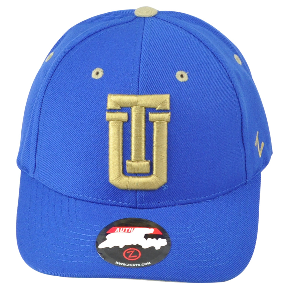 NCAA Zephyr Tulsa Golden Hurricane Blue Adult Men Curved Bill Adjustable Hat Cap