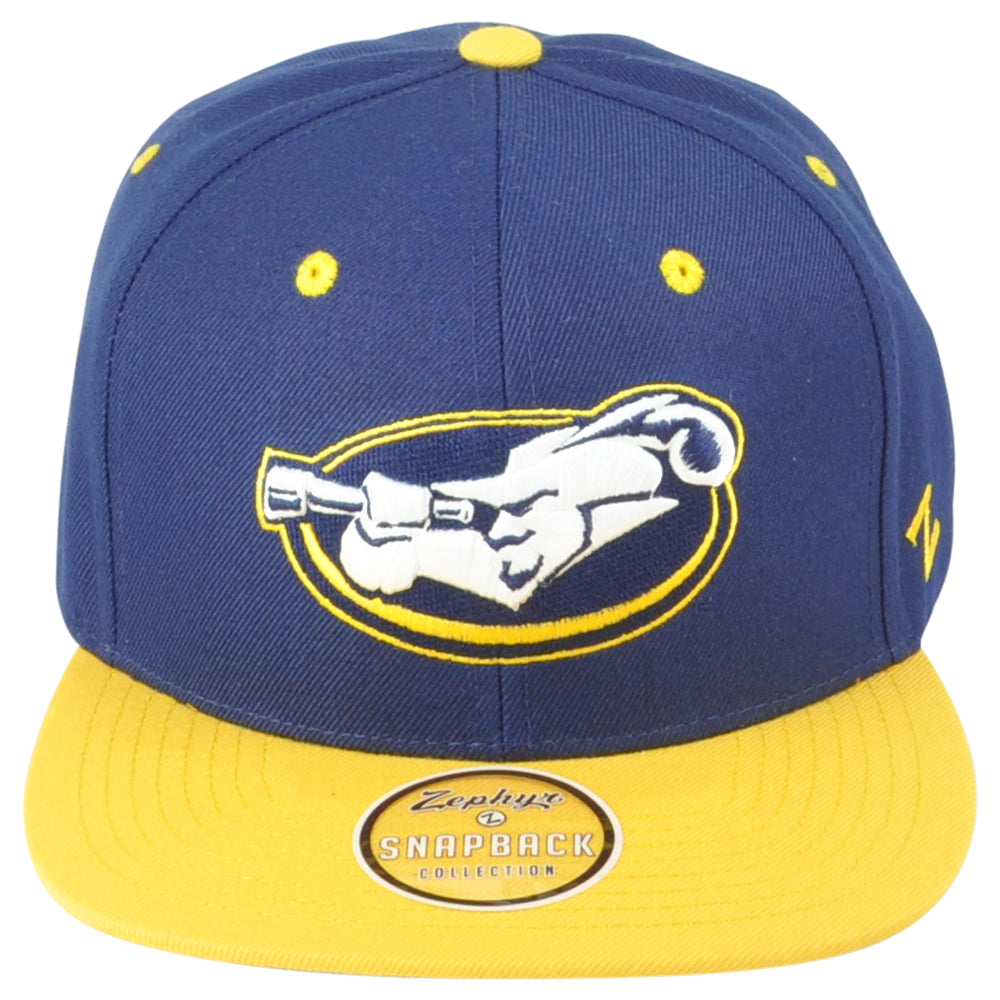 NCAA Zephyr La Salle Explorers Flat Bill Blue Adults Men Adjustable Hat Cap