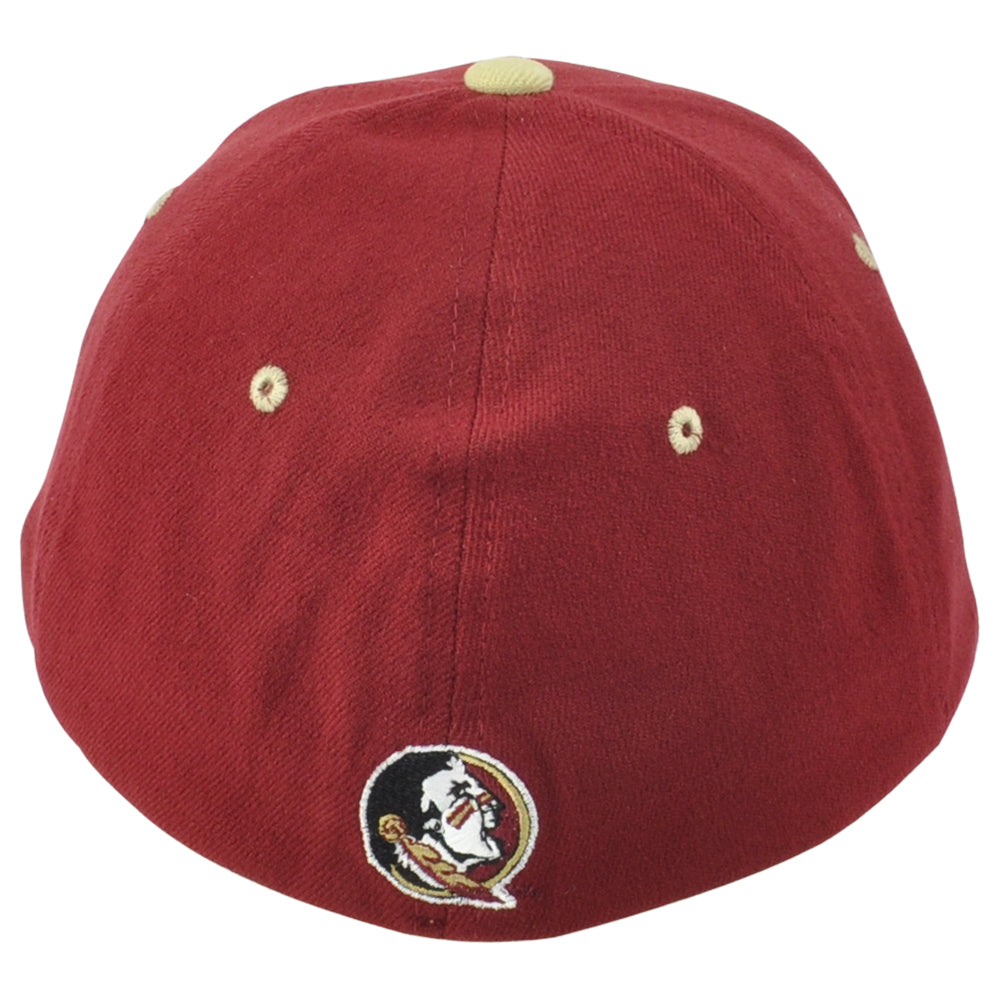 NCAA Zephyr Florida Seminoles FSU Burgundy Curved Bill Fitted Youth Kids Hat Cap