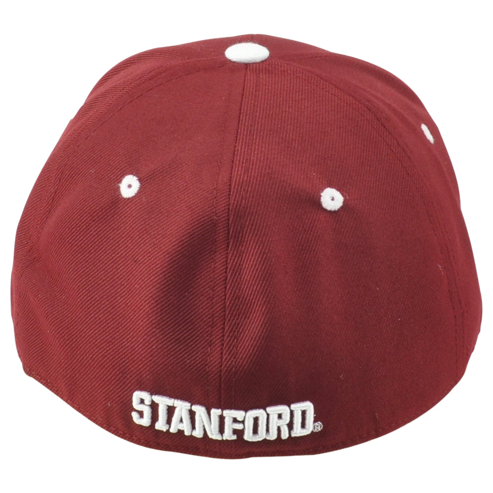 NCAA Zephyr Stanford Cardinal Burgundy Logo Adult Men Fitted Size Hat Cap