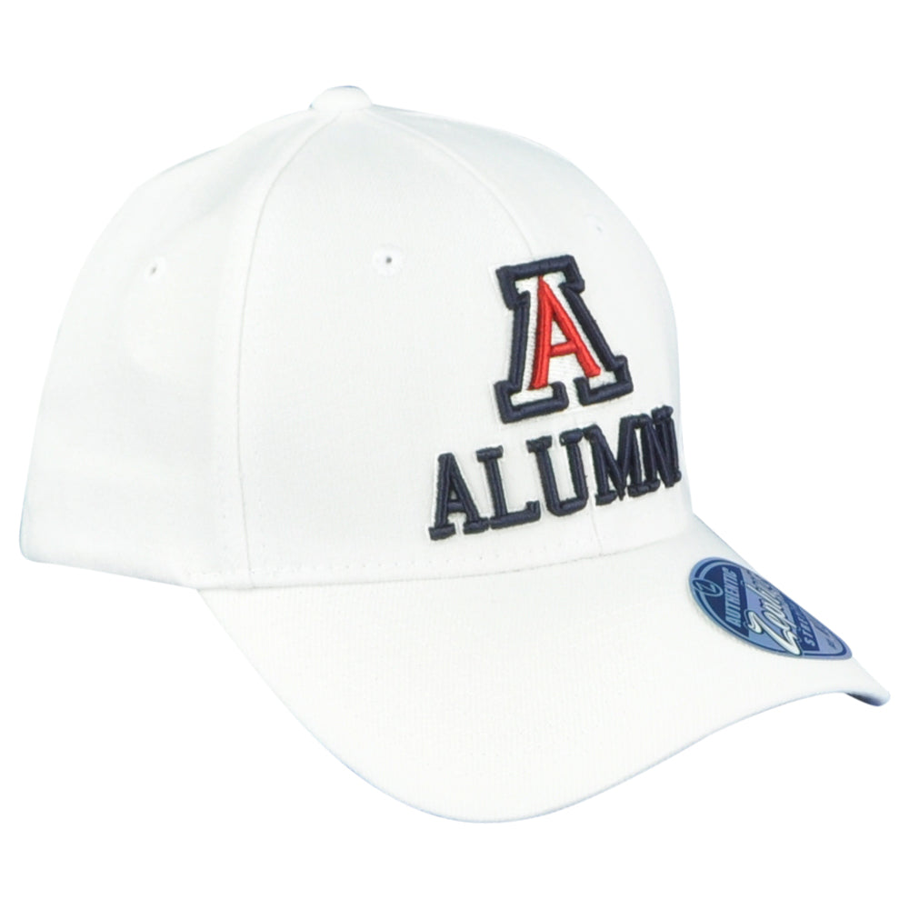 NCAA Zephyr Arizona Wildcats Alumni Fitted Logo Curved Bill Youth Kids Hat Cap