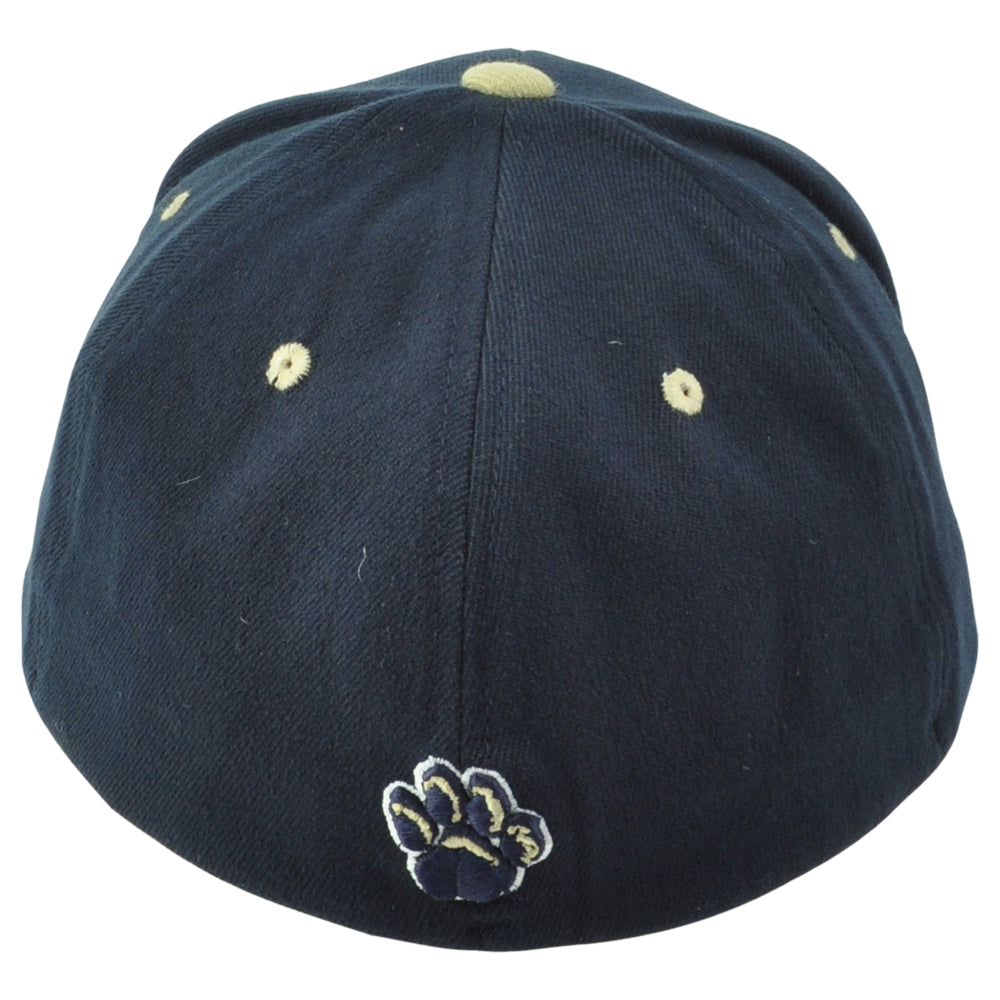 NCAA Zephyr Pittsburgh Panthers Men Blue Flex Fit Stretch Medium/Large Hat Cap