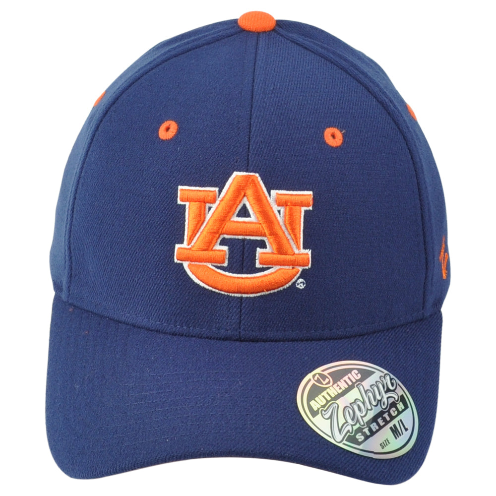 NHL Zephyr Auburn Tigers Fitted Purple Curved Bill Youth Kids Hat Cap