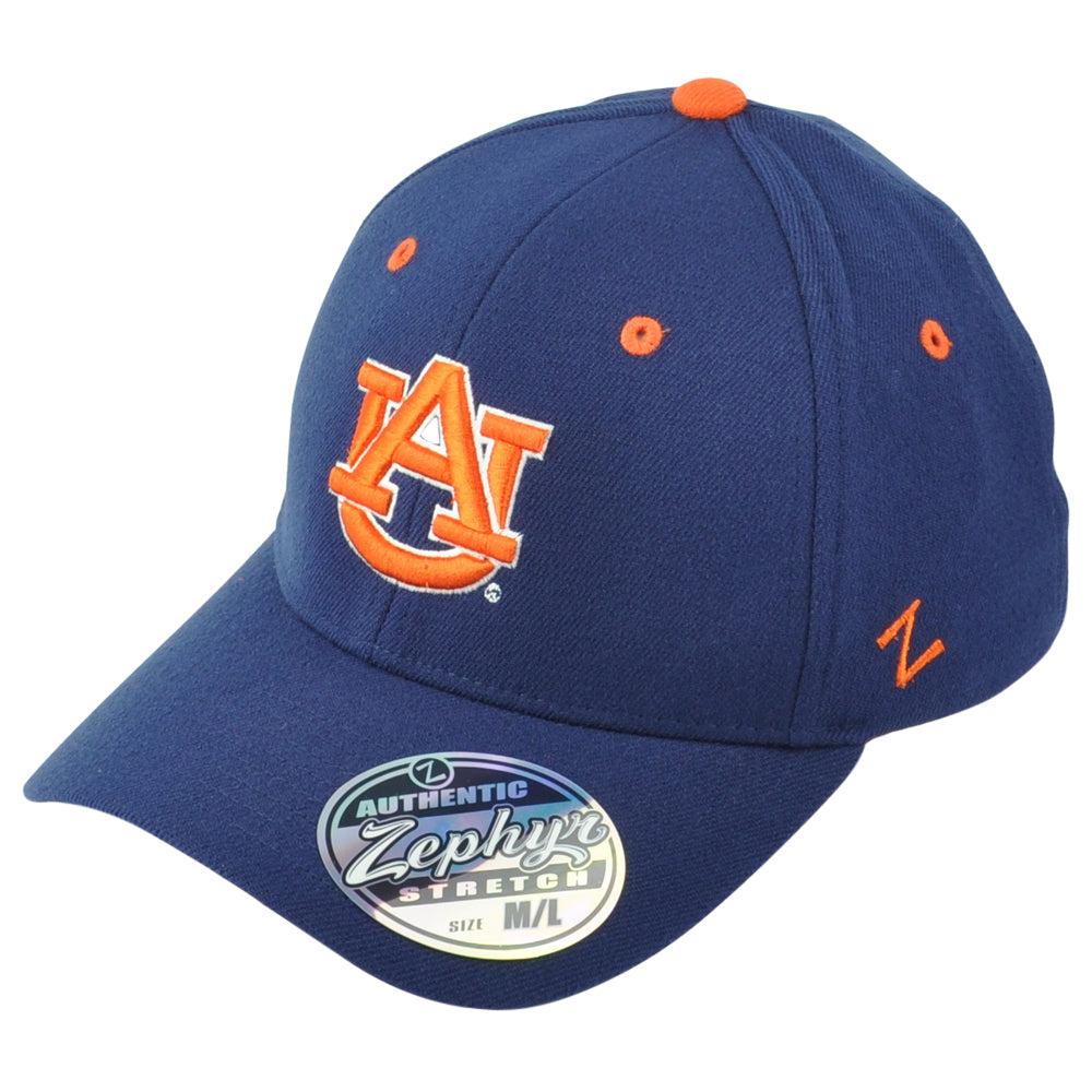 NHL Zephyr Auburn Tigers Fitted Purple Curved Bill Youth Kids Hat Cap