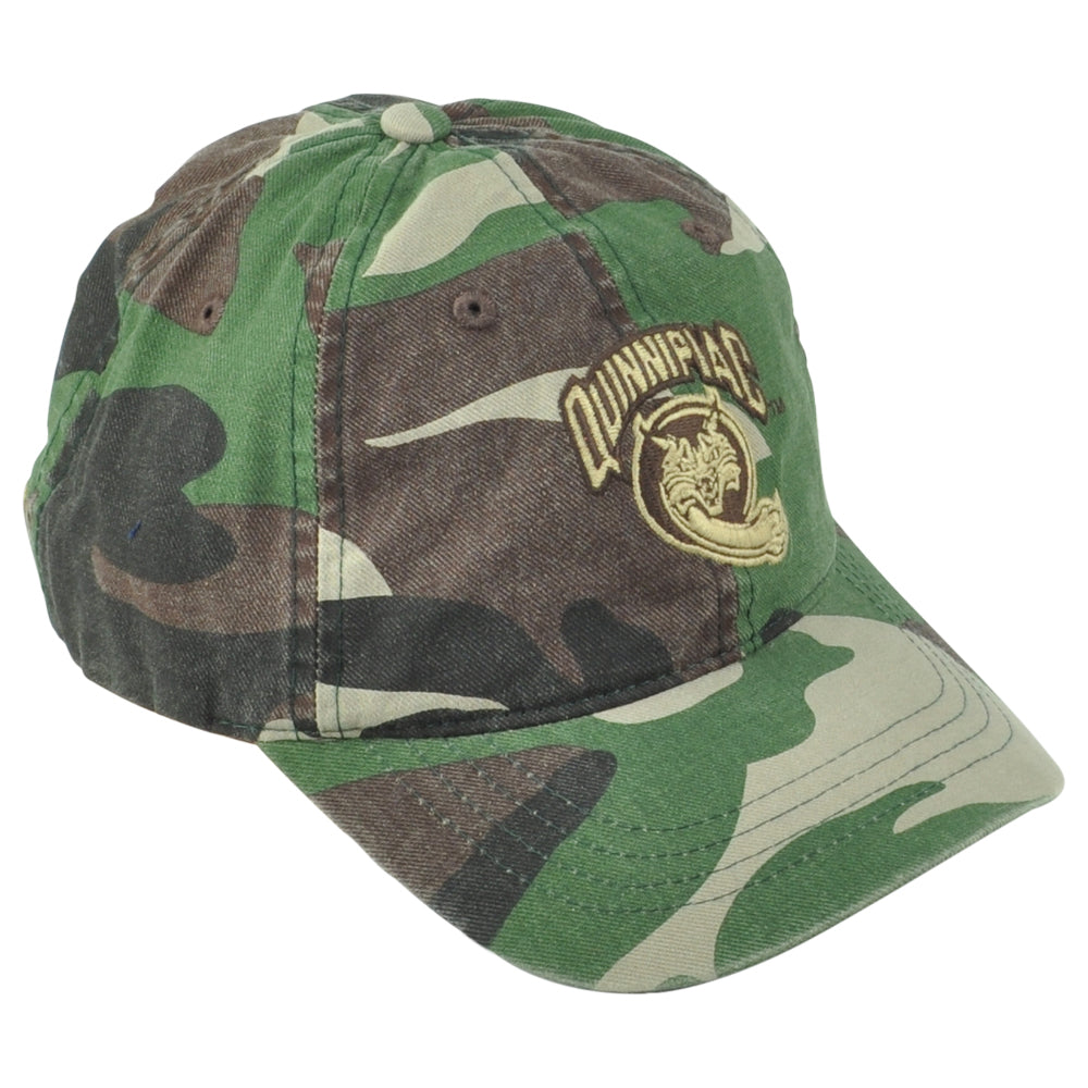 NCAA Zephyr Quinnipiac Bobcats Camouflage Curved Bill Adjustable Adults Hat Cap