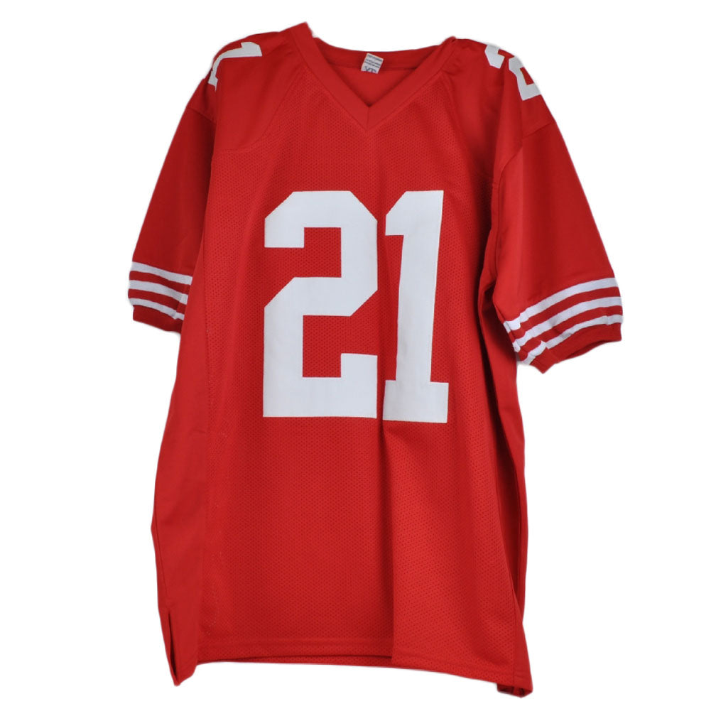 NFL San Francisco 49ers Frank Gore #21 Autographed Jersey Signed Size Red