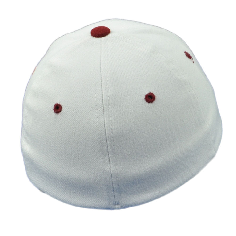 Pensacola High School White Burgundy Hat Cap Flex Fit Size Curved Bill