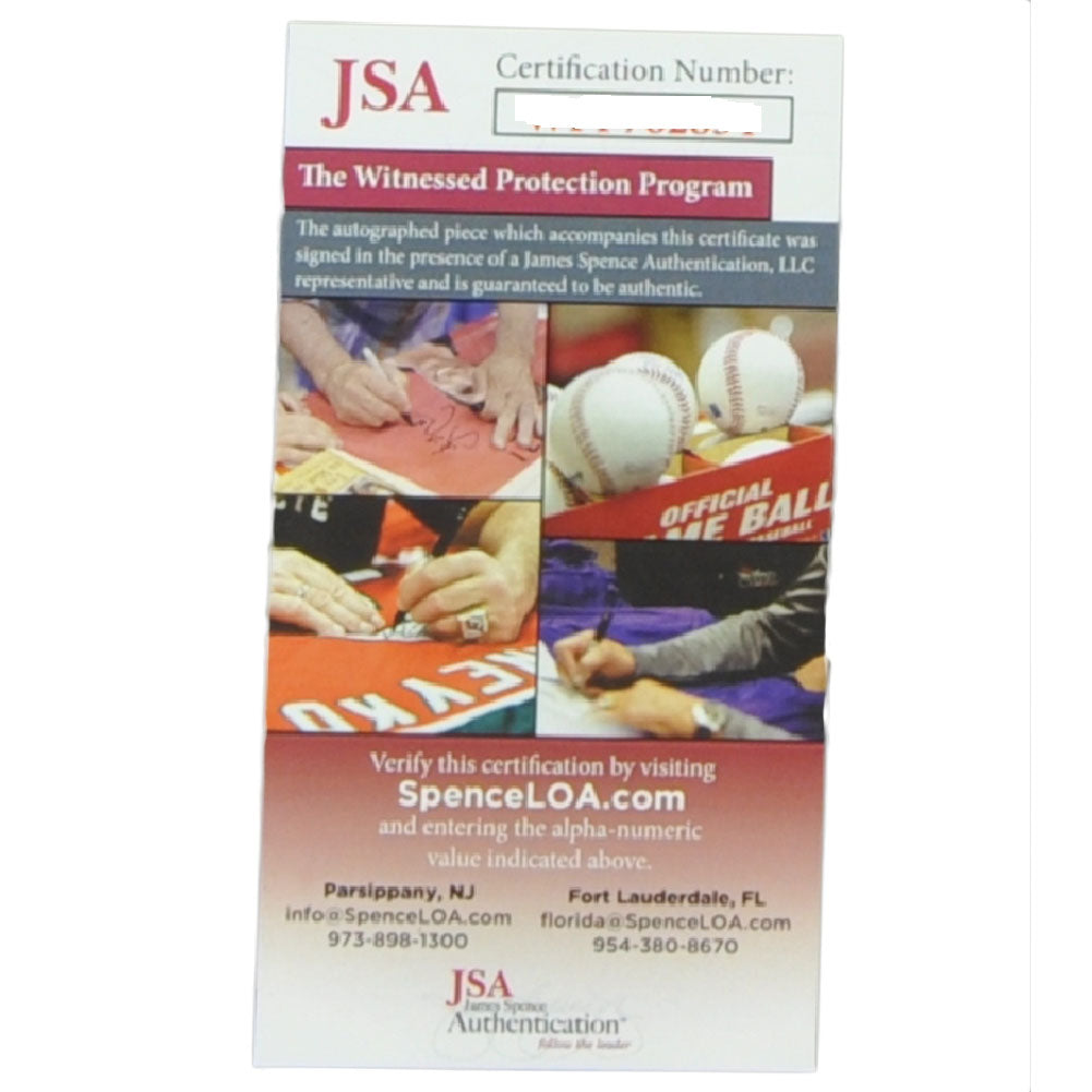 NFL San Francisco 49ers Frank Gore #21 8x10 Autographed Hall Of Fame Picture Ins