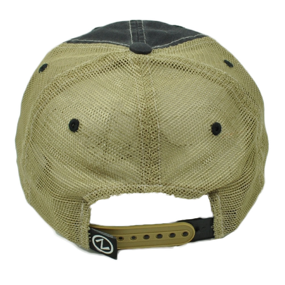 NCAA Zephyr College Football Playoff Two Tone Gray Beige Snapback Hat Cap Mesh