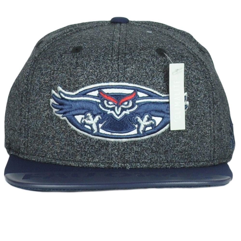 NCAA Adidas Florida Atlantic Owls 348AZ Flat Bill Snapback 2Tone Adult Hat Cap