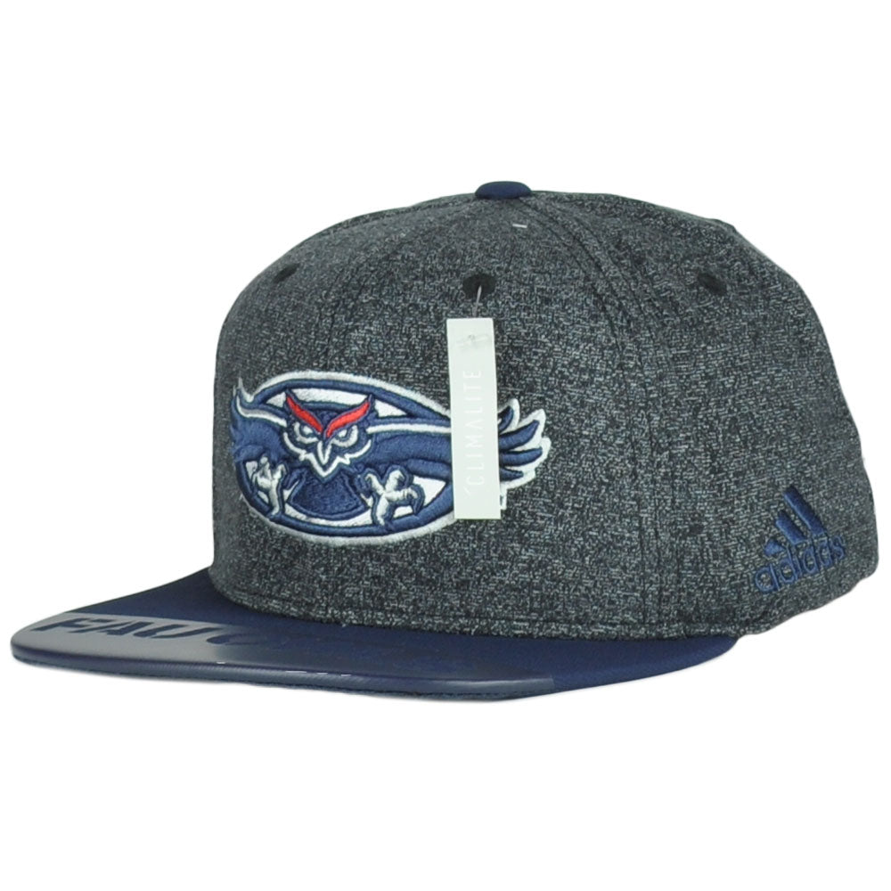 NCAA Adidas Florida Atlantic Owls 348AZ Flat Bill Snapback 2Tone Adult Hat Cap
