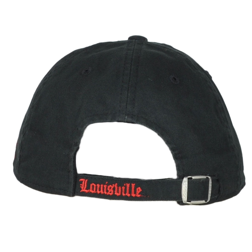 NCAA Adidas Louisville Cardinals EY43Z Relaxed Black Curved Unisex Adult Hat Cap