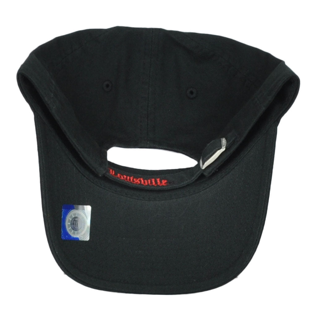NCAA Adidas Louisville Cardinals EY43Z Relaxed Black Curved Unisex Adult Hat Cap