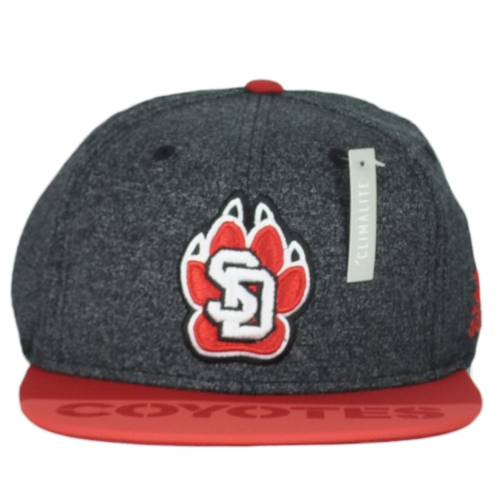 NCAA Adidas South Dakota Coyotes 348AZ Two Tone Flat Bill Snapback Adult Hat Cap