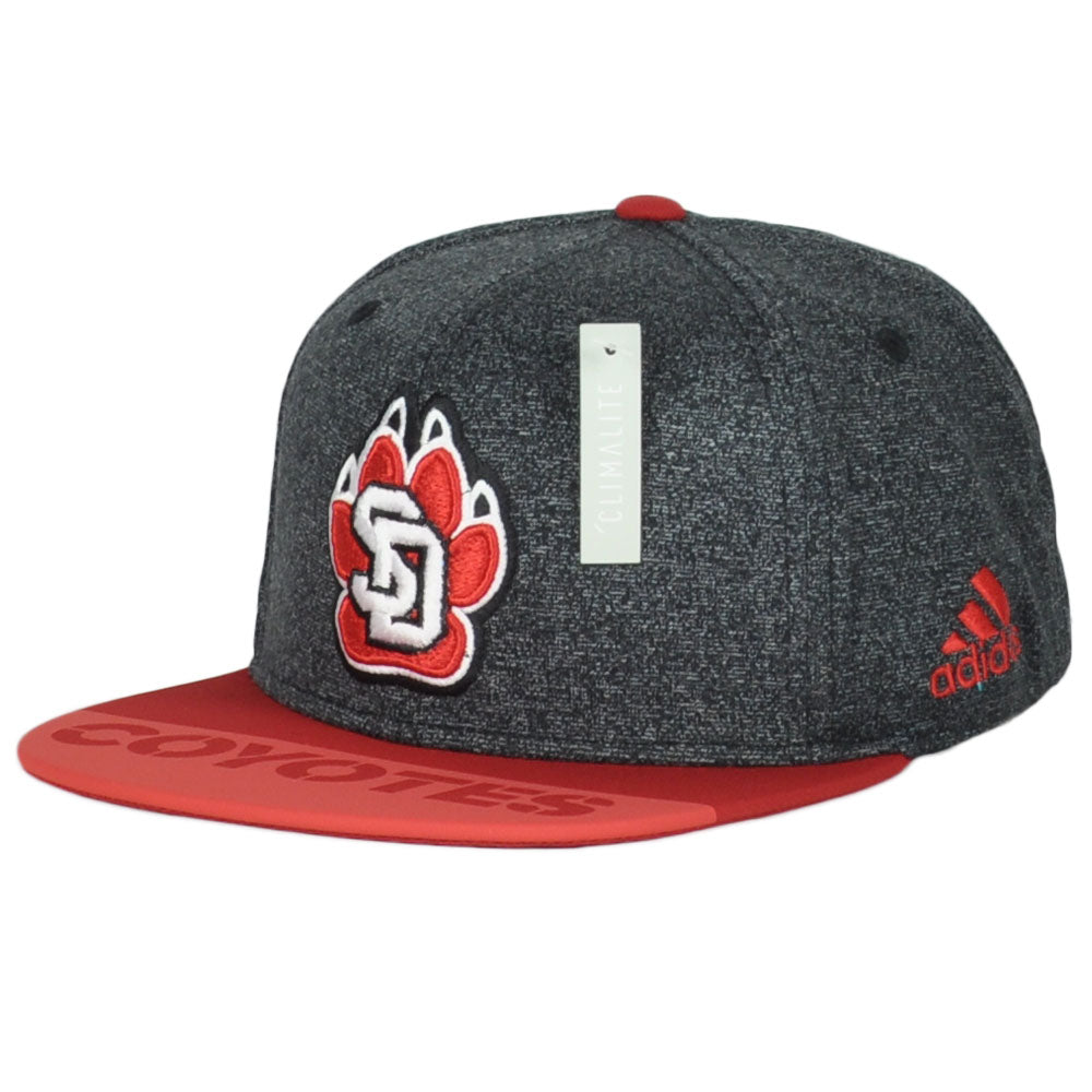 NCAA Adidas South Dakota Coyotes 348AZ Two Tone Flat Bill Snapback Adult Hat Cap