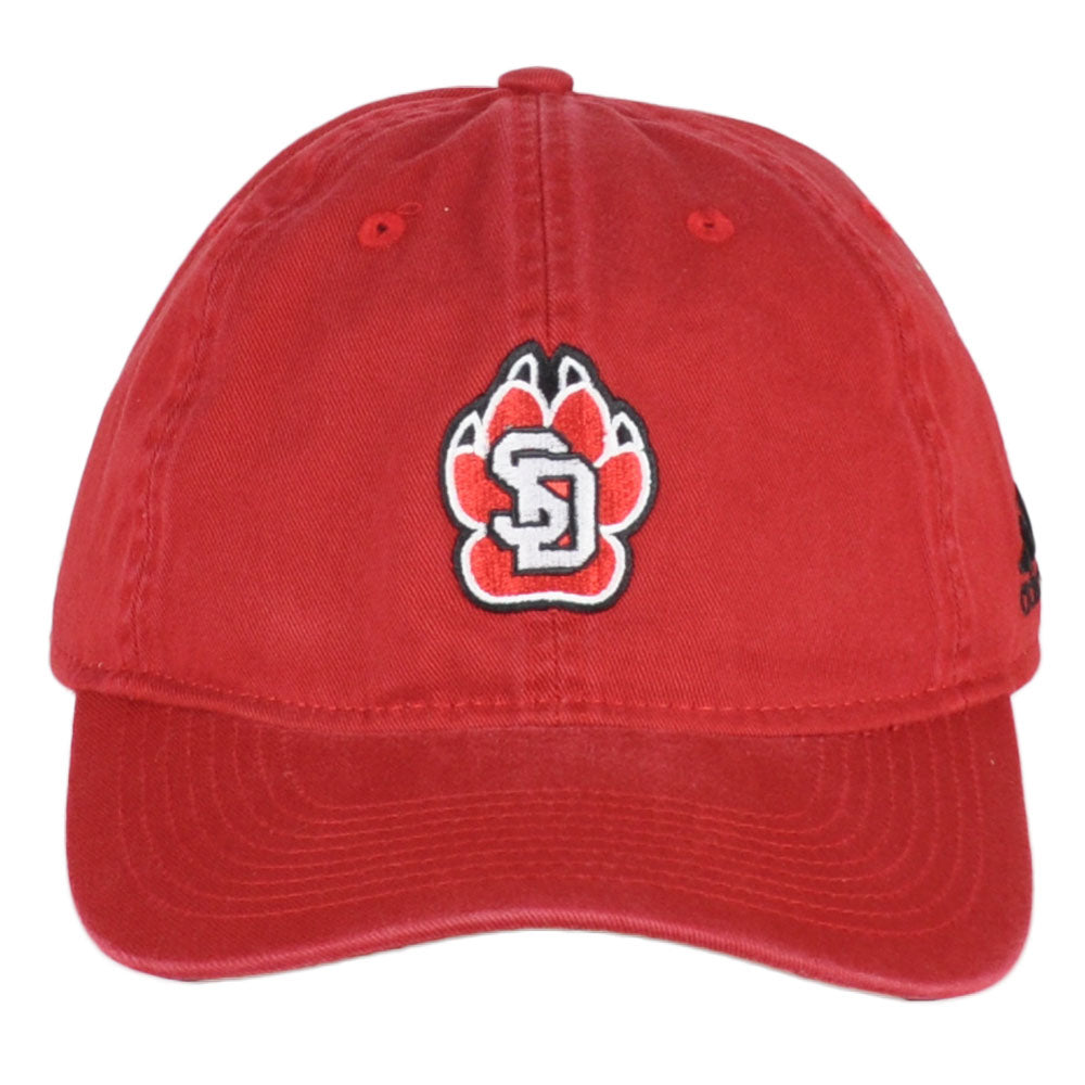 NCAA Adidas South Dakota Coyotes EH39Z Curved Bill Unisex Red Adult Hat Cap