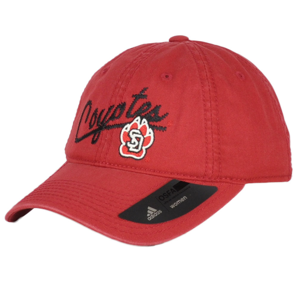 NCAA Adidas South Dakota Coyotes QB45W Curved Bill Womens Ladies Adult Hat Cap