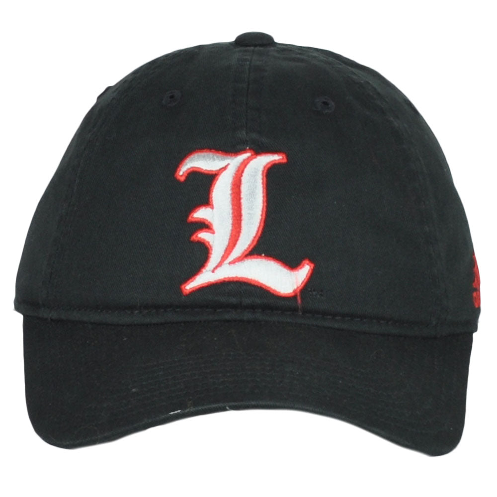 NCAA Adidas Louisville Cardinals EY43Z Relaxed Black Curved Unisex Adult Hat Cap