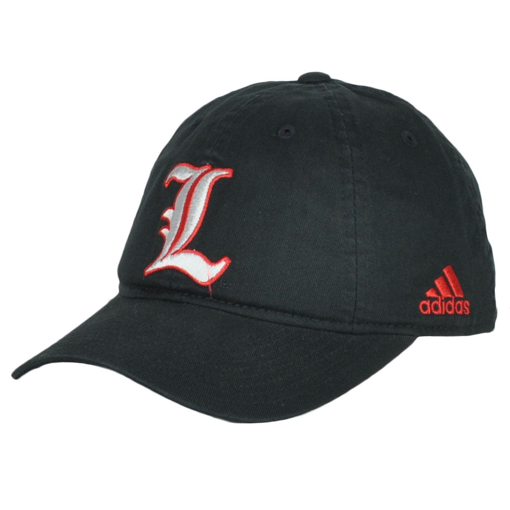 NCAA Adidas Louisville Cardinals EY43Z Relaxed Black Curved Unisex Adult Hat Cap