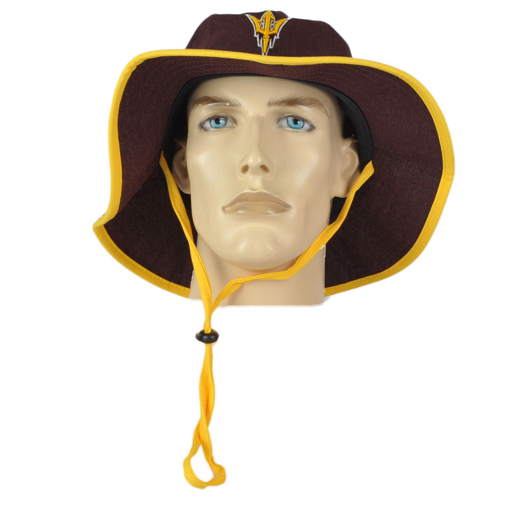 NCAA Zephyr Arizona Sun Devils Maroon Outdoor Small/Medium Sun Bucket Hat Cord