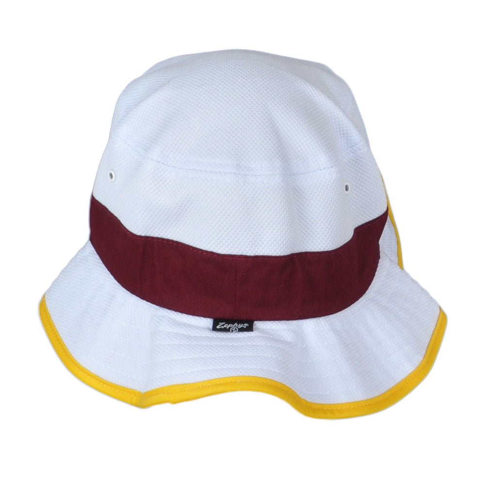 NCAA Zephyr Arizona Sun Devils White Outdoor Large/X-Large Sun Bucket Hat Cord