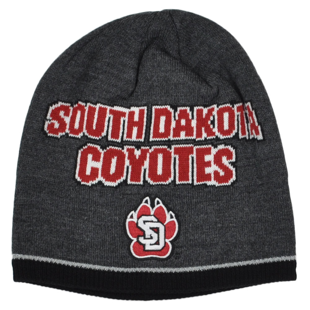 NCAA Adidas South Dakota Coyotes KY29Z Cuffless Knit Winter Skully Beanie Hat