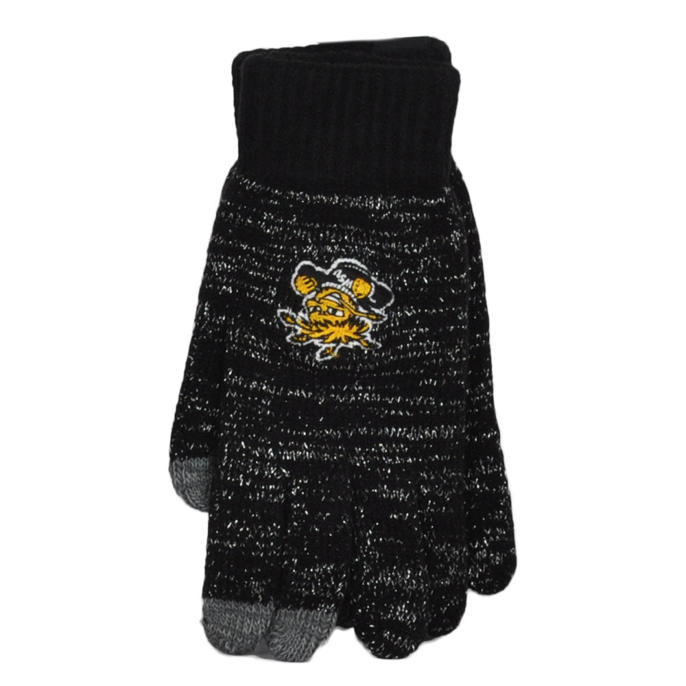 NCAA Adidas Wichita State Shockers L310W Gloves One Size Winter Womens Ladies