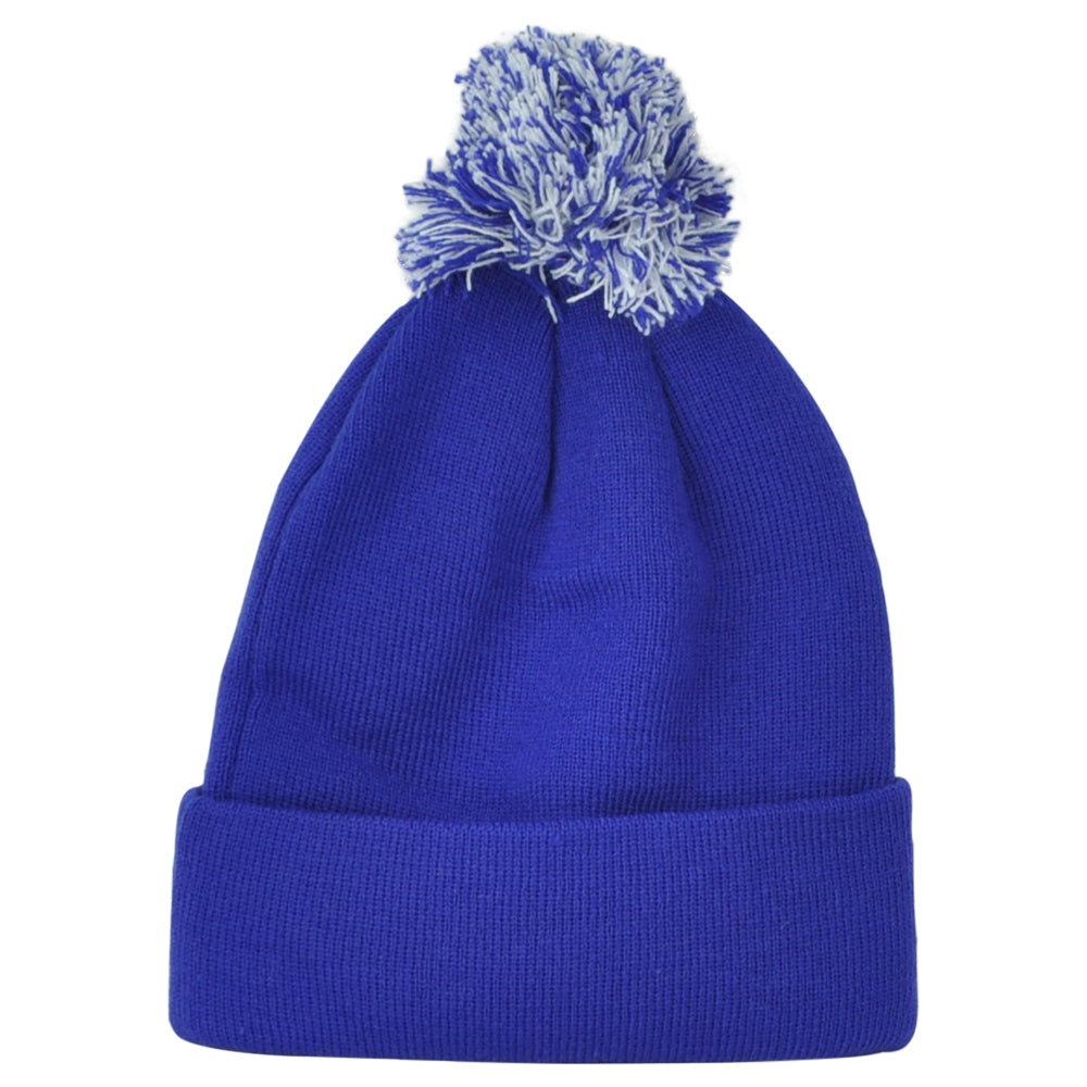 NCAA Zephyr Boise State Broncos Pom Pom Sports Blue Cuffed Knit Beanie Hat