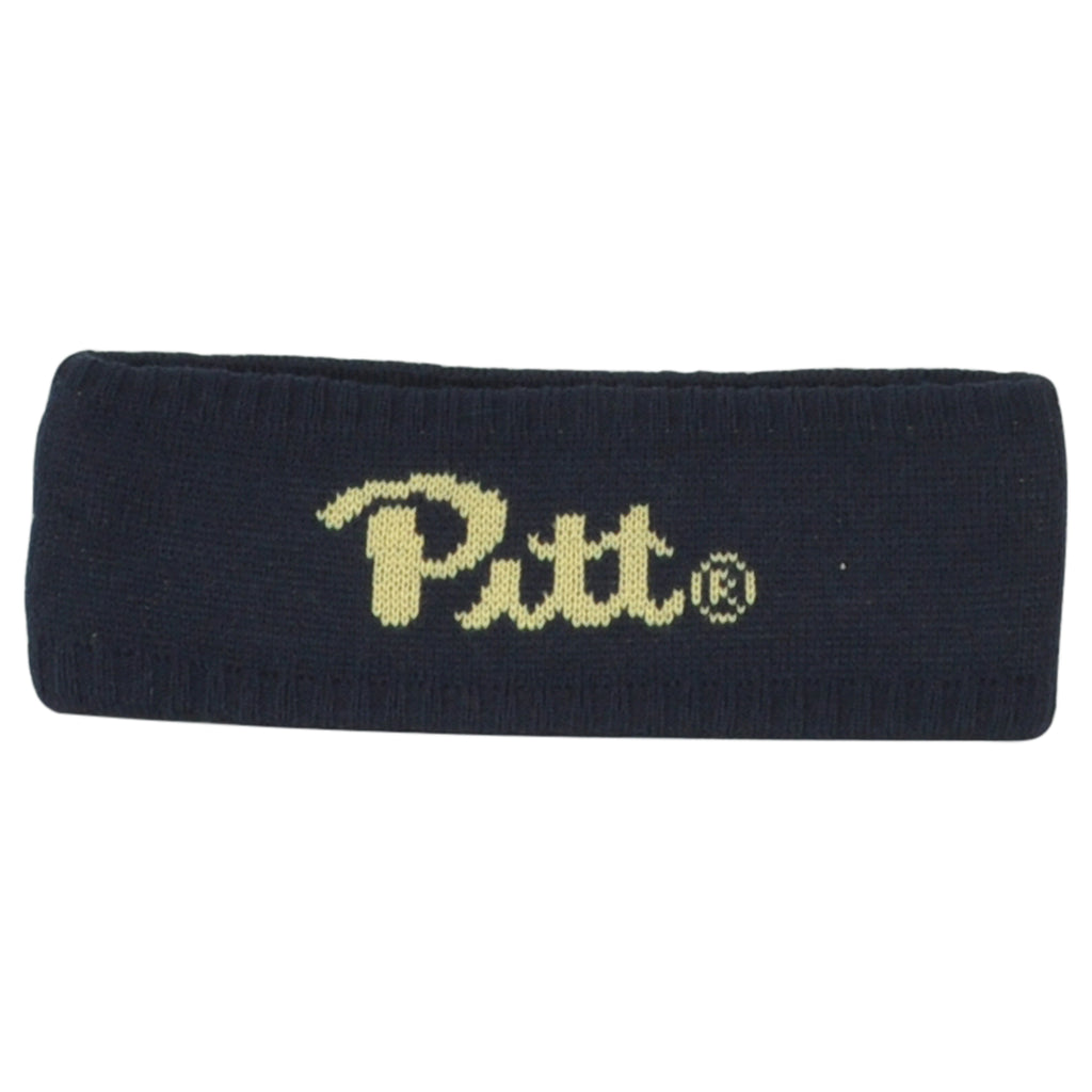 NCAA Zephyr Pittsburgh Panthers Blue Headband Knit Sweat Band Gym Sports Unisex