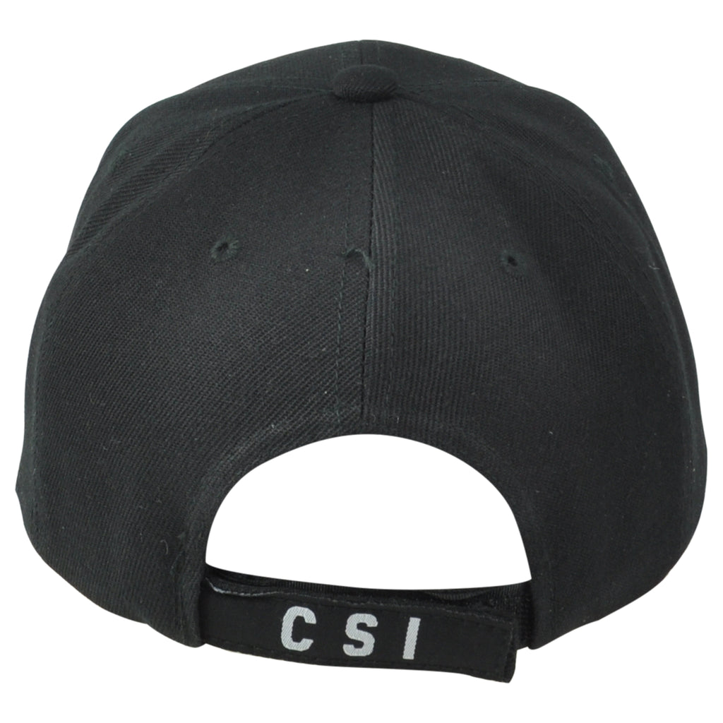 CSI Crime Scene Investigation Law Enforcement Black Adult Men Adjustable Hat Cap