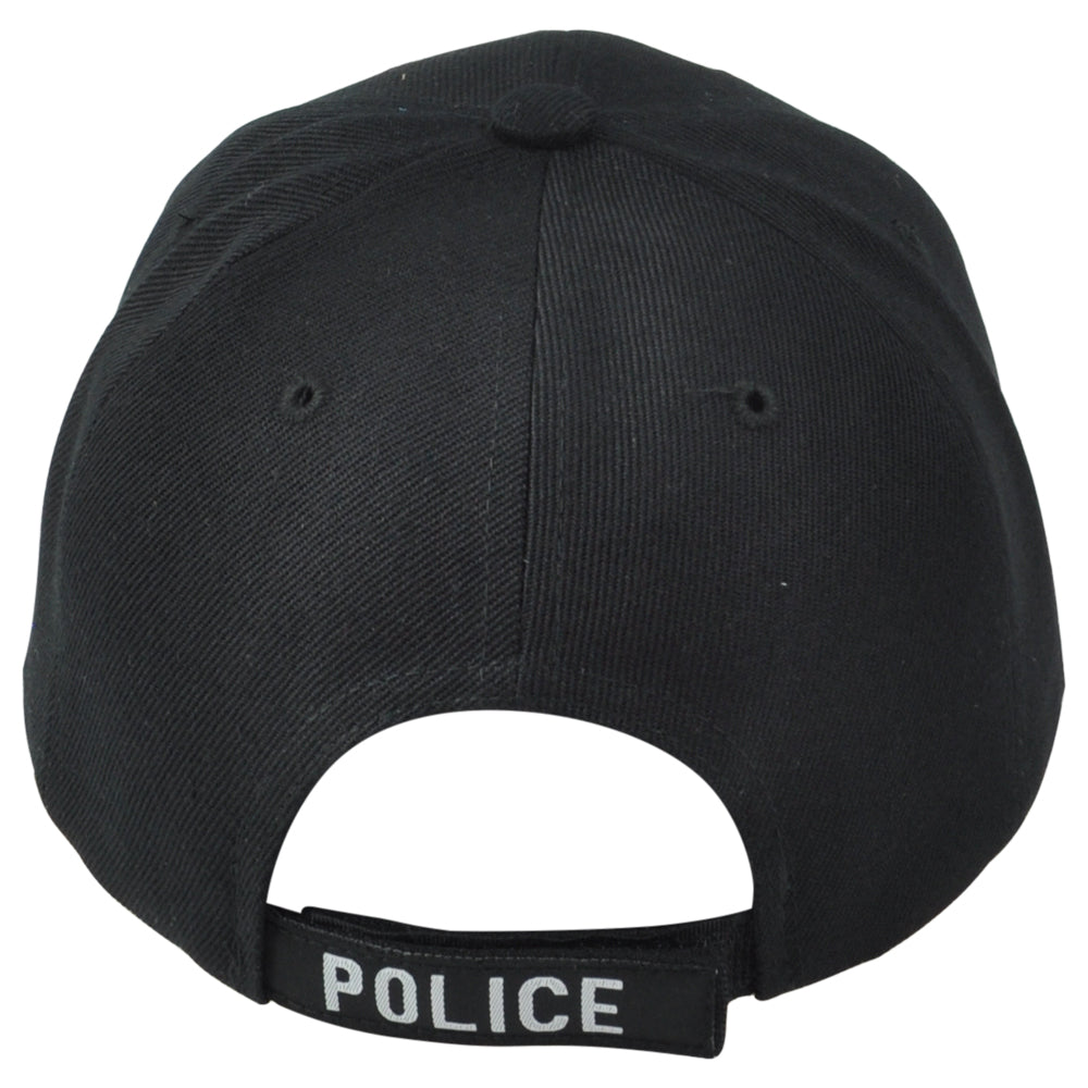 Police Department Law Enforcement Cops Curved Adults Black Adjustable Hat Cap