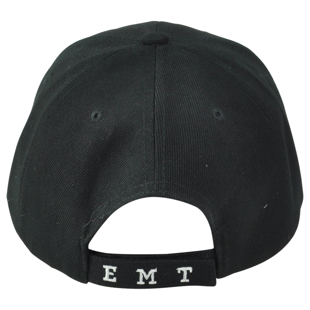 EMT Hat Emergency Medical Technician Ambulance Black Curved Baseball Hat Cap