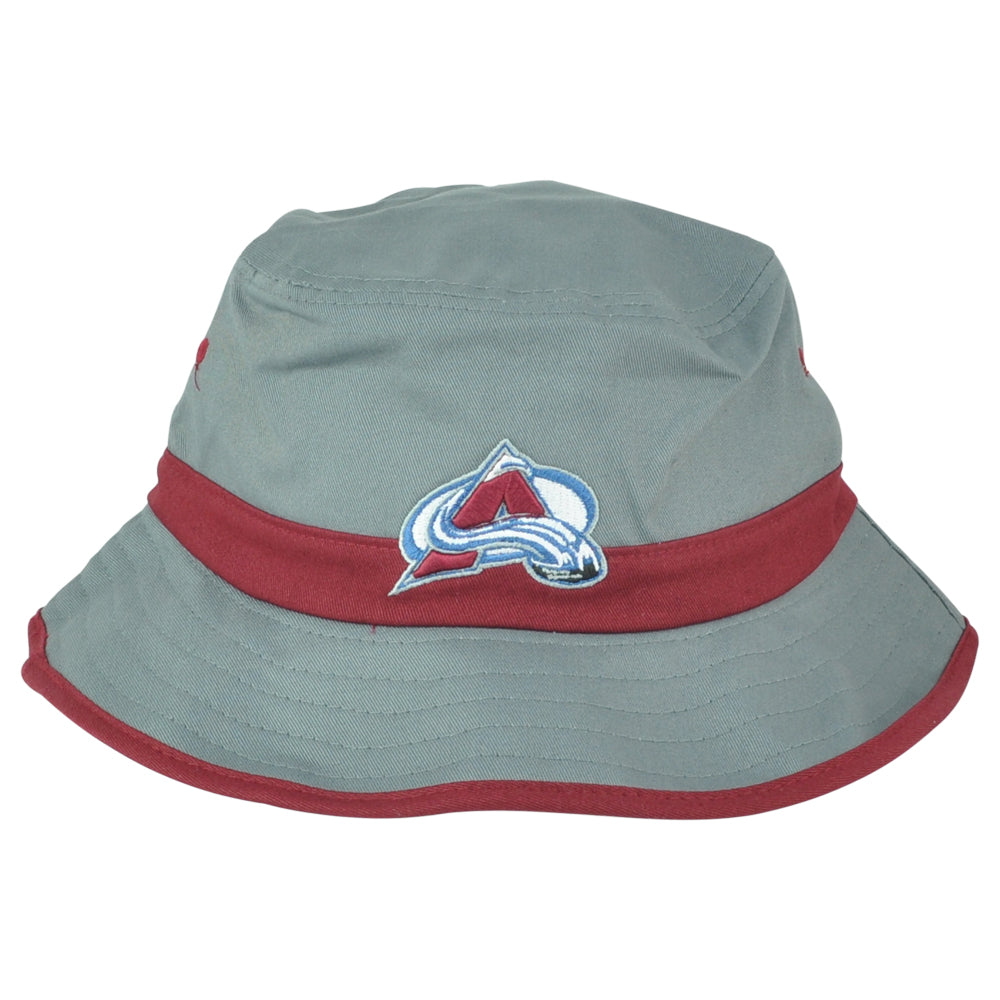 NHL Zephyr Colorado Avalanche Size Large/X-Large Gray Bucket Hat Outdoor Sun