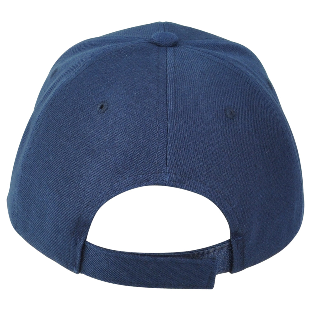 United States USA Flag 3D Block Blue White American Curved Bill Adult Hat Cap