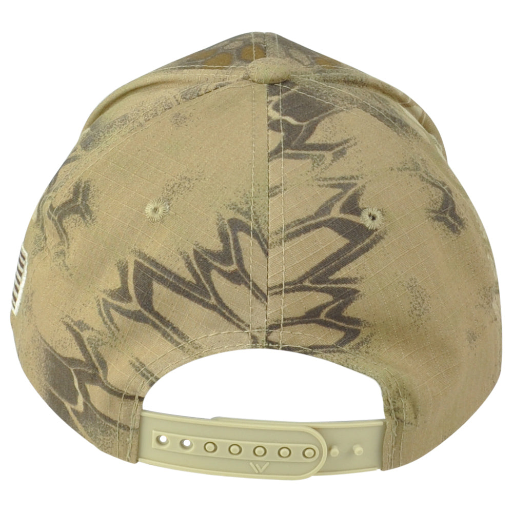 United States USA Flag 3D Logo American Brown Camouflage Camo Snapback Hat Cap