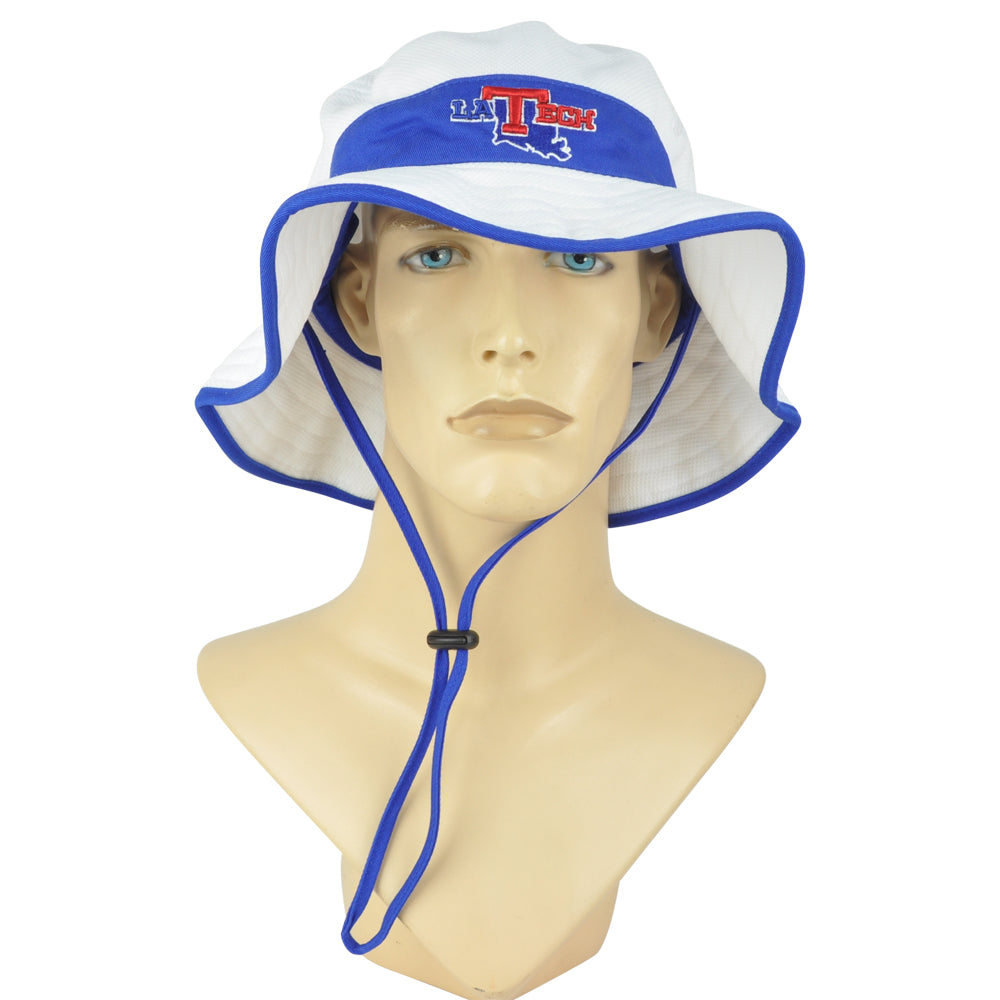 NCAA Zephyr Louisiana Tech Bulldogs Cord Outdoor Sun Bucket Small/Medium Hat