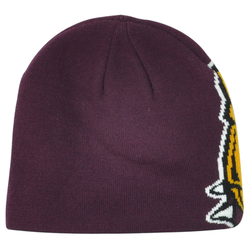 NCAA Zephyr Drake Bulldogs Maroon Skully Sports Winter Cuffless Knit Beanie Hat