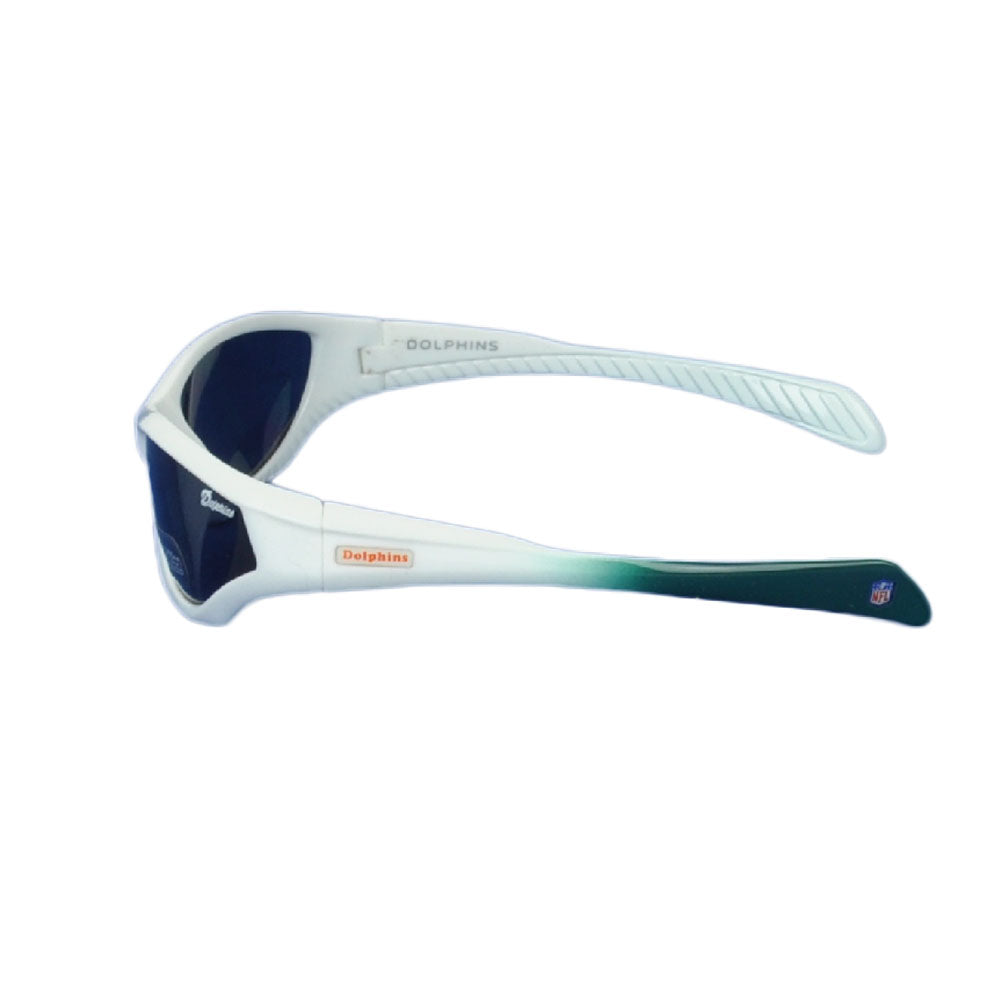 NFL Miami Dolphins White Black Sun Glasses Sport Lenses Gradient Accessories Men