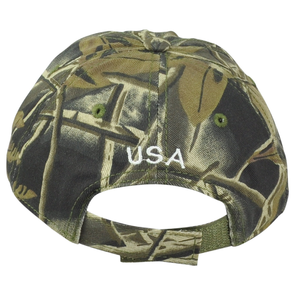 United States USA Patch Camouflage Adjustable Curved Bill Youth Kids Hat Cap