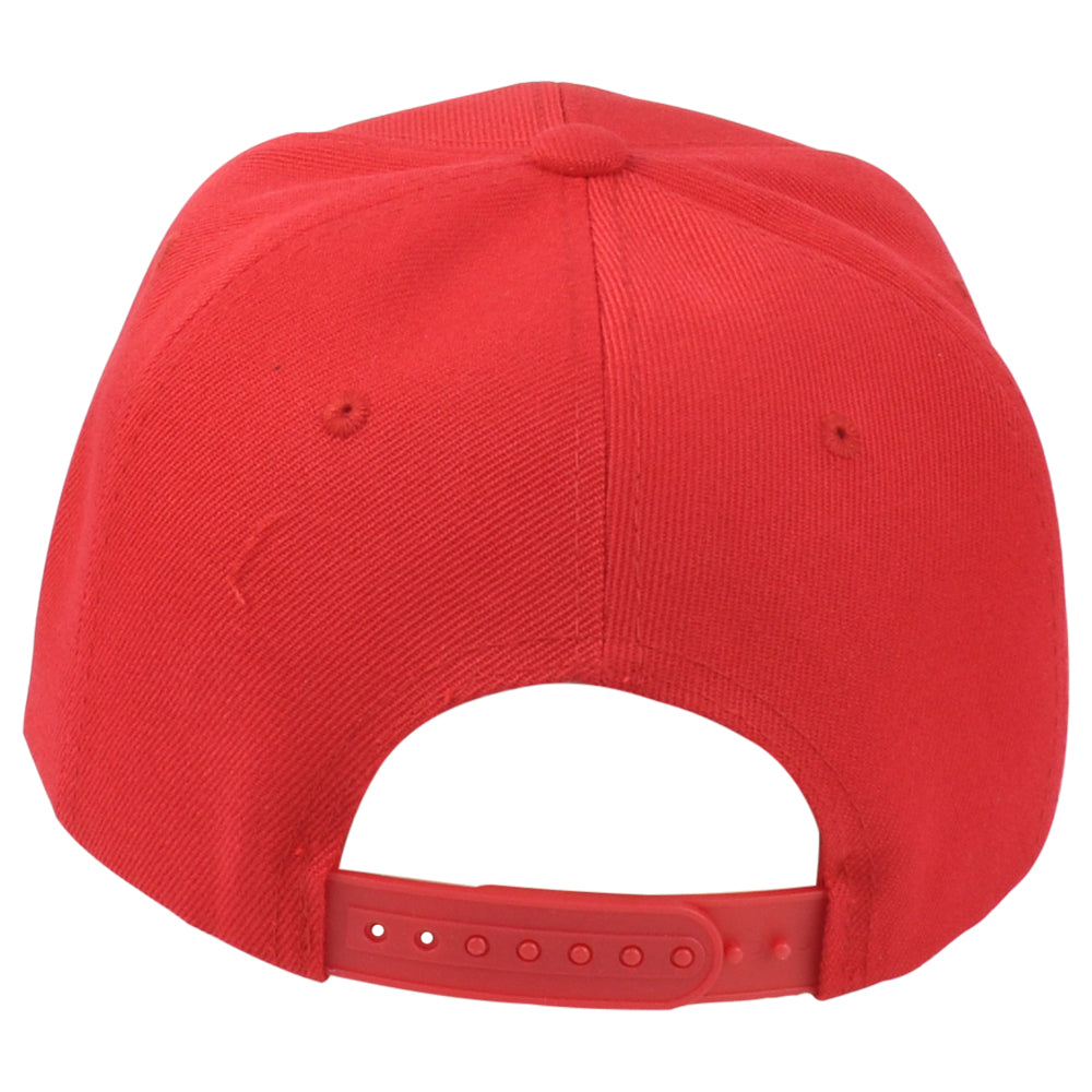 United States USA Flag 3D Block Red White American Flat Bill Adult Men Hat Cap