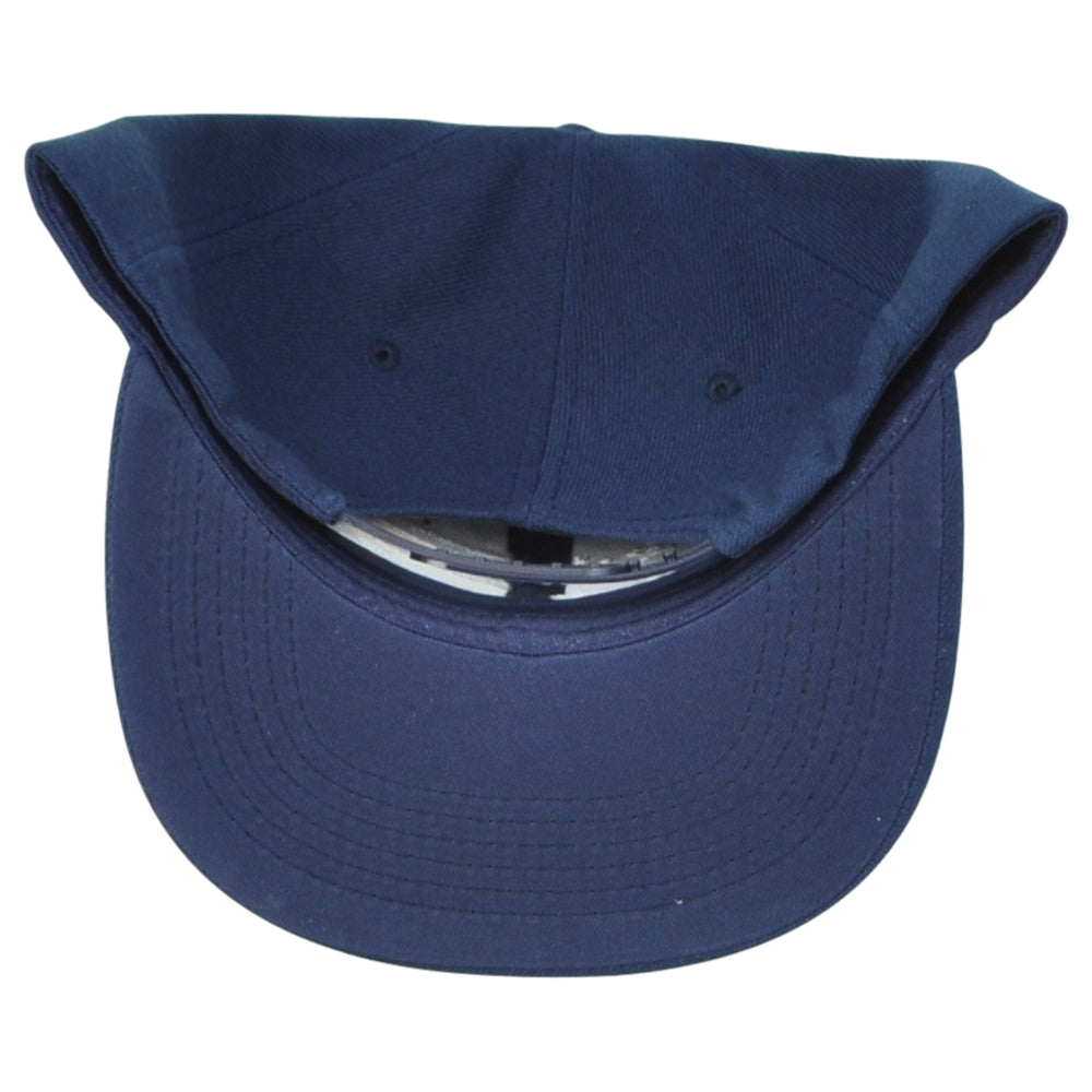 United States USA Flag 3D Block Blue White American Flat Bill Adult Men Hat Cap